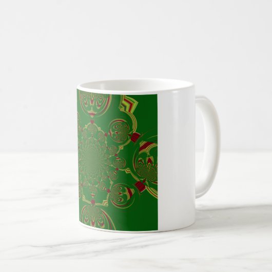  Groen Koffiemok (Voorkant rechts)