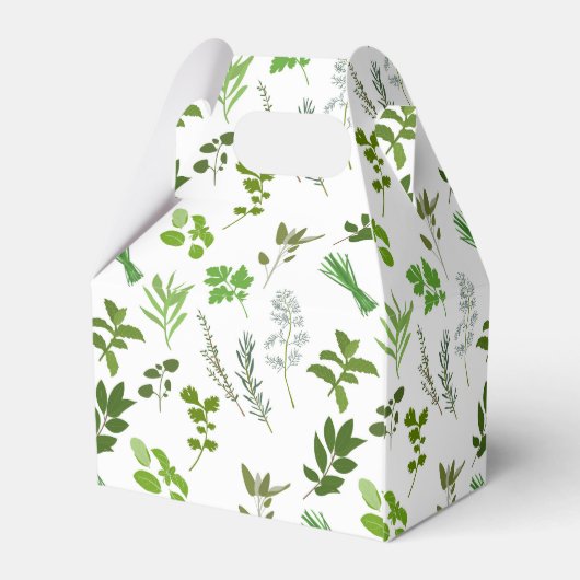 Groen koken Culinaire tuin kruiden Bedankdoosjes (Achterkant)