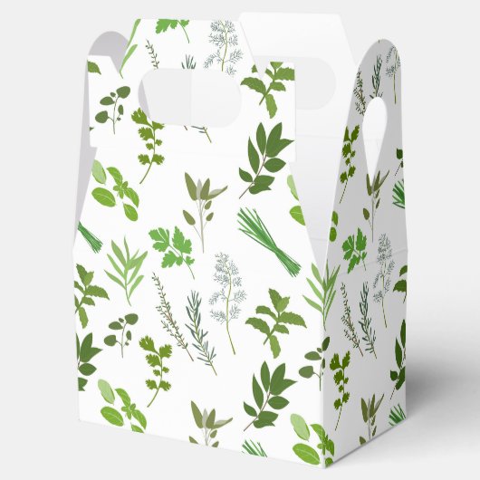 Groen koken Culinaire tuin kruiden Bedankdoosjes (Geopend)