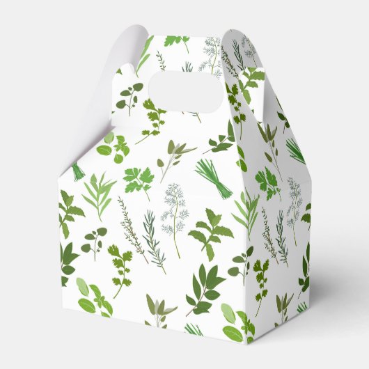 Groen koken Culinaire tuin kruiden Bedankdoosjes (Voorkant Zijde)