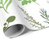 Groen koken Culinaire tuin kruiden Cadeaupapier (Rol Hoek)