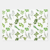 Groen koken Culinaire tuin kruiden Inpakpapier Vel (Voorkant 2)