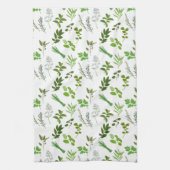 Groen koken Culinaire Tuin Kruiden Koken Theedoek (Verticaal)