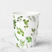 Groen koken Culinaire tuin kruiden Papieren Bekers (Links)