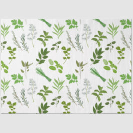 Groen koken Culinaire tuin kruiden Tissuepapier