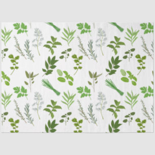 Groen koken Culinaire tuin kruiden Tissuepapier