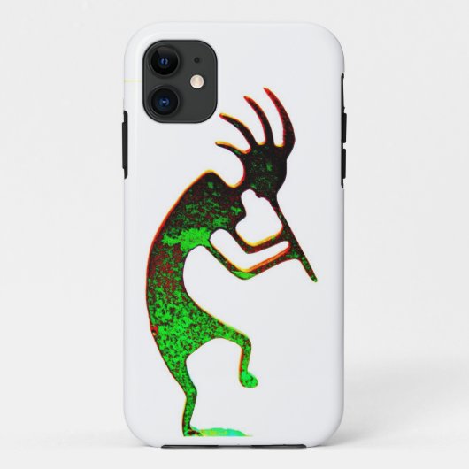 Groen kokopelli-hoesje Case-Mate iPhone case (Achterkant)