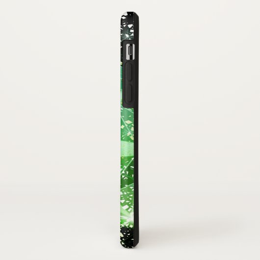 Groen Kompas Edelsteen Strass Gouden Sparkle Case-Mate iPhone Case (Achterkant/links)