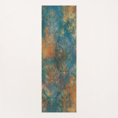 Groen Koper Patina Yogamat (Voorkant)