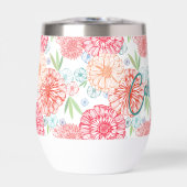 Groen koraal rood blauw Oranje restantkunst (Voorkant)