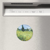 Groen korenveld met cipres, magneet (Insitu (Vaatwasser))