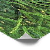 Groen korenveld met cipres, poster (Hoek)