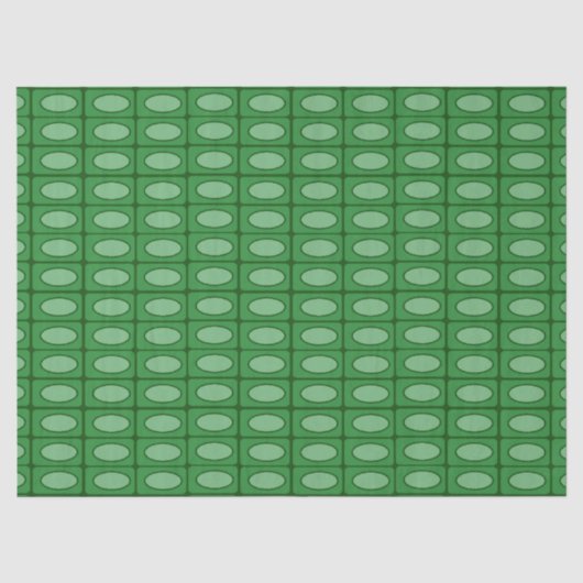 Groen krokodillehuidpatroon tissuepapier (Voorkant)
