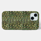Groen Krokodillenleer Patroon Case-Mate iPhone Case (Achterkant (horizontaal))