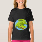 Groen krokodilmeer t-shirt (Voorkant)