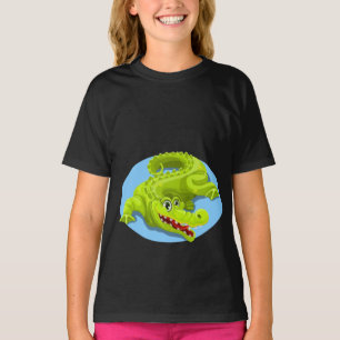 Groen krokodilmeer t-shirt