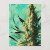 groen kruid briefkaart (Voorkant)