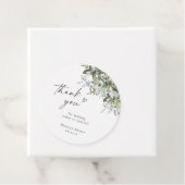 Groen Kruiden Baby shower Gift Label (In situ)