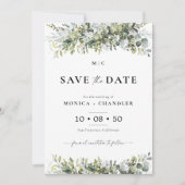 Groen Kruiden Bewaar de Datumkaarten Kaart (Voorkant)