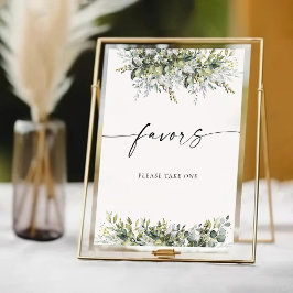 groen kruiden gunsten teken reclamebord met voetstuk