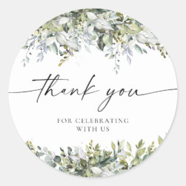 Groen Kruiden Vrijgezellenfeest Classic Ronde Sticker