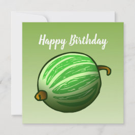 groen kruisbessenfruit kaart