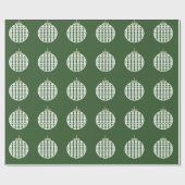 Groen kunstdecodecoratie cadeaupapier (Vlak)