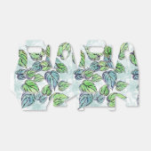 Groen laat de gunstbox bedankdoosjes (Uitgevouwen)