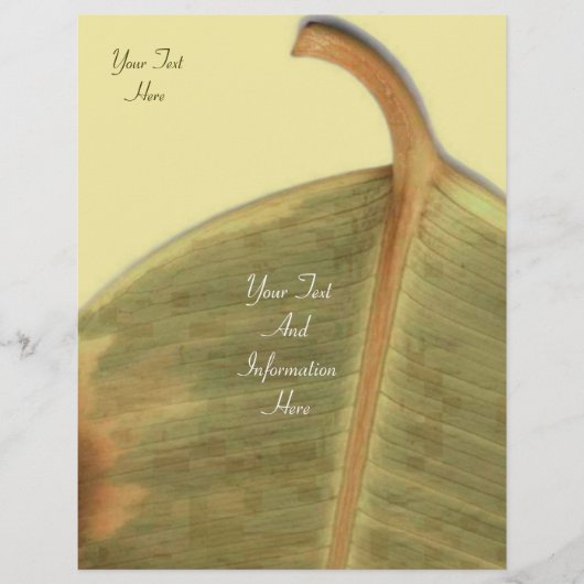 Groen laat flyer (Voorkant)