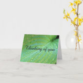 Groen laat fotografie aan je denken kaart (Gele Bloem)