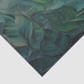 Groen laat getextureerd decoupage papier (Detail)