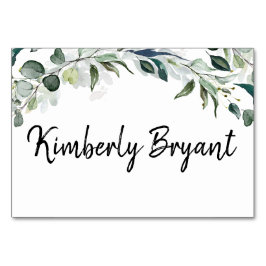 Groen laat individuele gastnamen Kaart