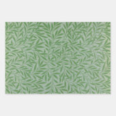Groen laat  Morris Pattern Oak Willow Inpakpapier Vel (Voorkant 3)