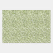 Groen laat  Morris Pattern Oak Willow Inpakpapier Vel (Voorkant)