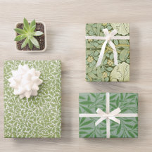 Groen laat  Morris Pattern Oak Willow