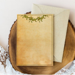 Groen laat stijl briefpapier