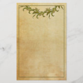 Groen laat  stijl briefpapier (Voorkant)