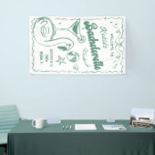 Groen Laatste Toast Beach Bachelorette Weekend Ban Spandoek (Beurs)