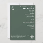 Groen Laatste Trail Voor Veil Glamping Bachelorett Kaart (Achterkant)