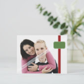 Groen label briefkaart (Staand voorkant)