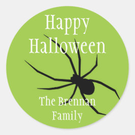 Groen label met speciale cadeau voor zwarte spinha