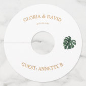 Groen Label van glanzen (Achterkant)