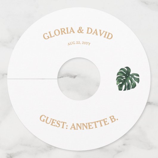 Groen Label van glanzen (Achterkant)