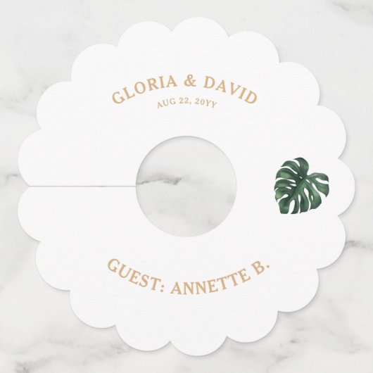 Groen Label van glanzen (Voorkant)