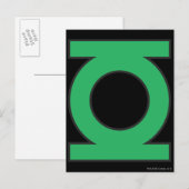 Groen lampje Lantern Briefkaart (Voorkant / Achterkant)