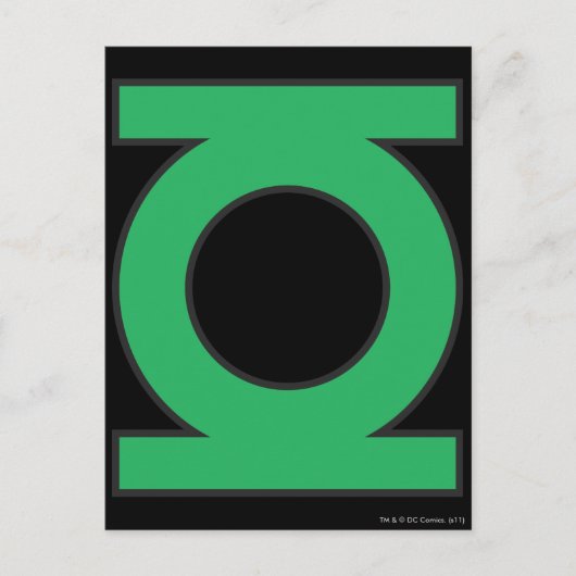 Groen lampje Lantern Briefkaart (Voorkant)
