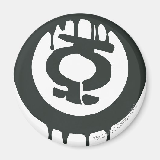 Groen lampje Verf Lantaarn Magneet (Voorkant)