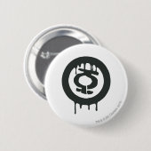 Groen lampje Verf Ronde Button 5,7 Cm (Voorkant /achterkant)