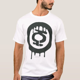 Groen lampje Verf T-shirt