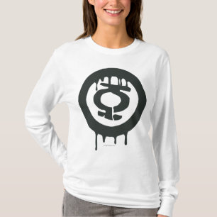 Groen lampje Verf T-shirt